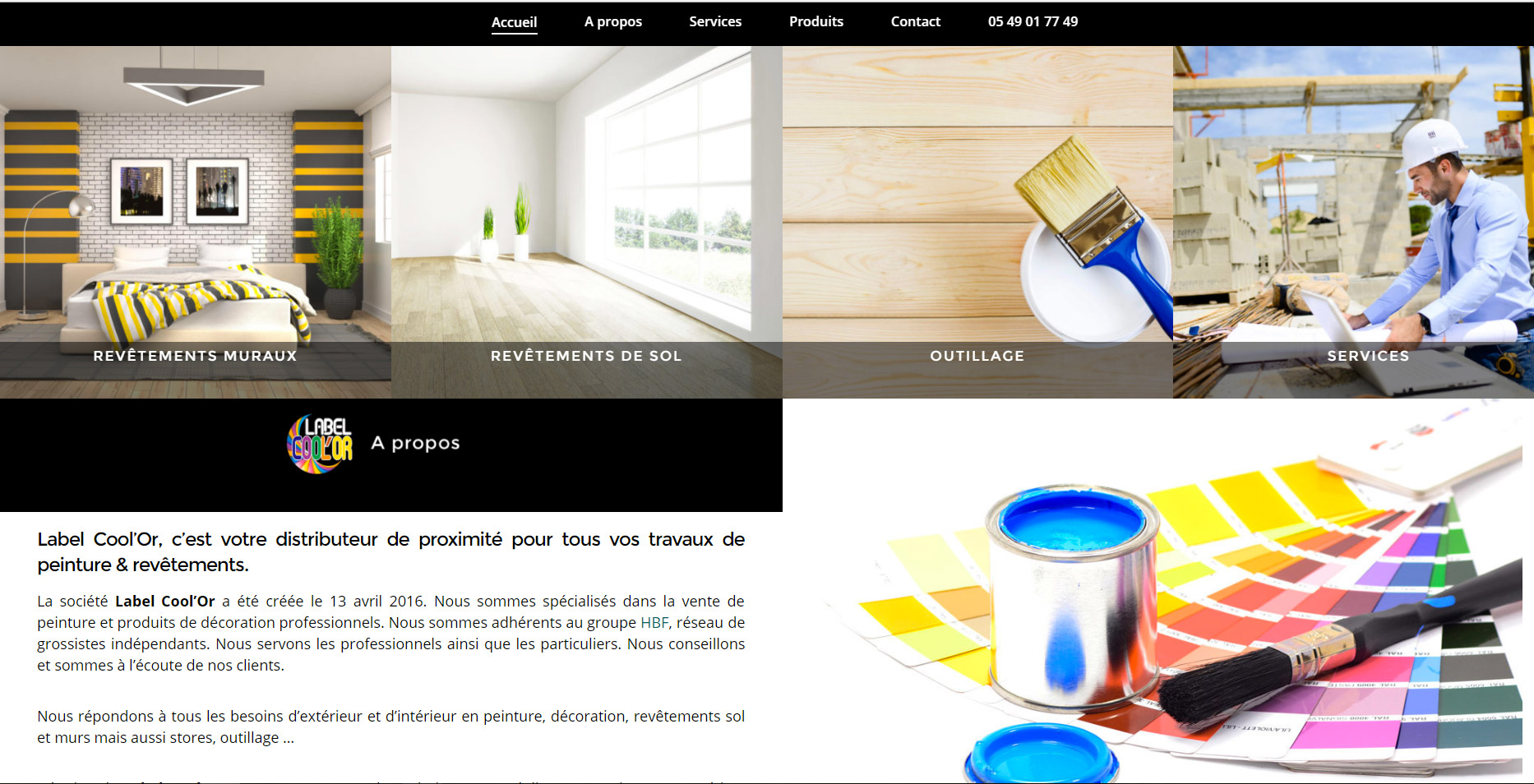 labelcoolor.fr site web par l'Agence de Com'