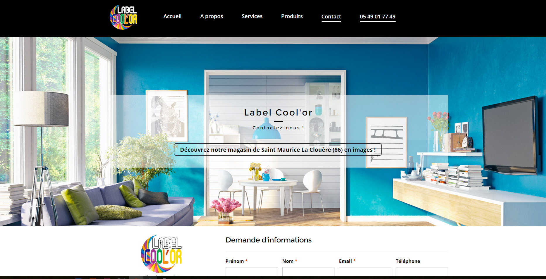 labelcoolor.fr site web par l'Agence de Com'
