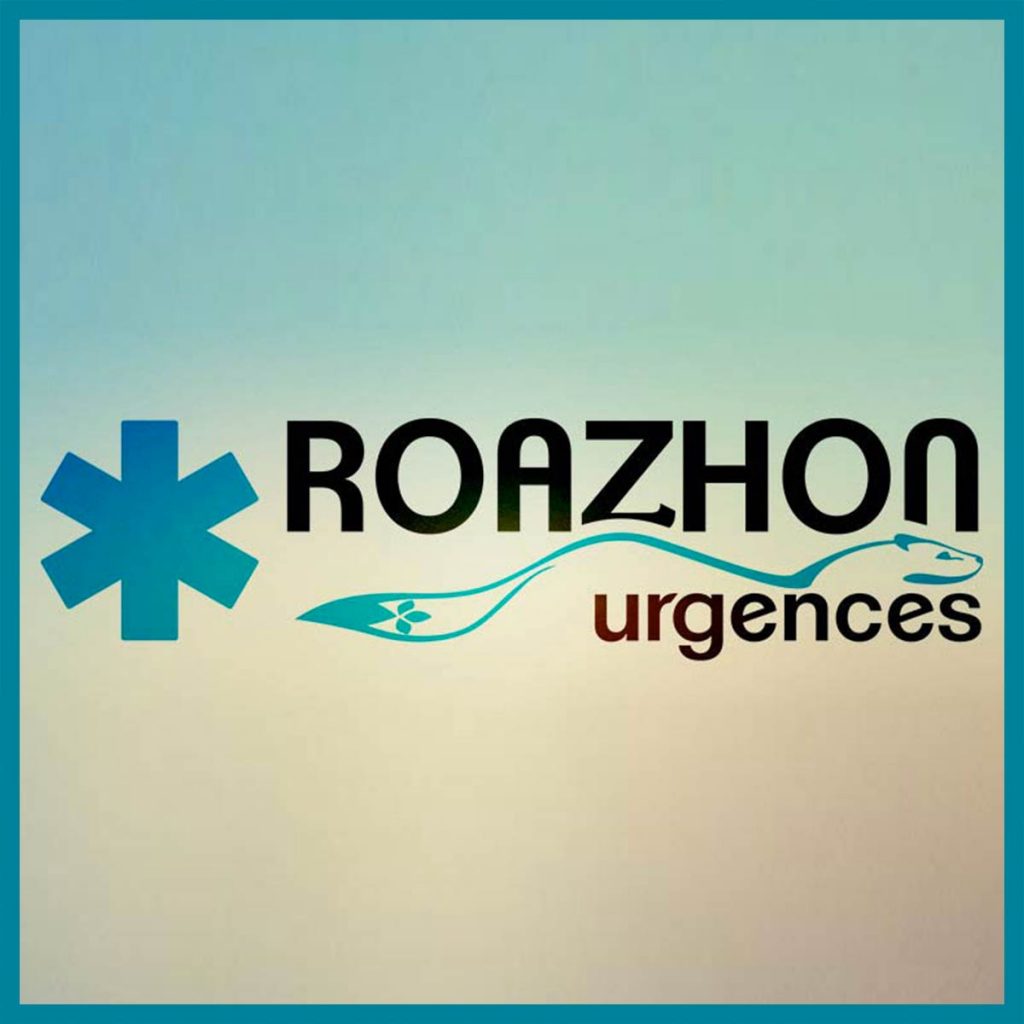 Roazhon Urgences - logo, site web et documents commerciaux par l'Agence de Com'