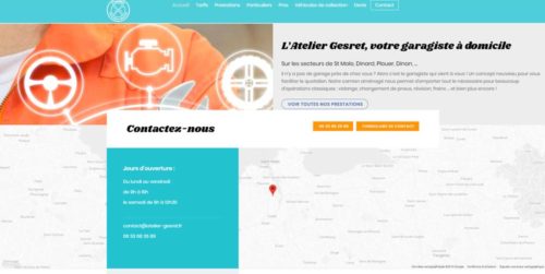 atelier gesret - documents commerciaux et site internet par l'Agence de Com'