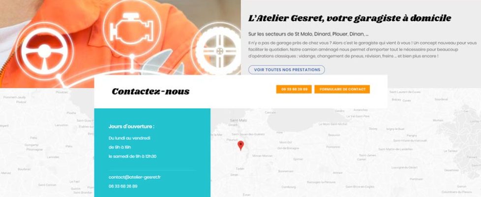 atelier gesret - documents commerciaux et site internet par l'Agence de Com'