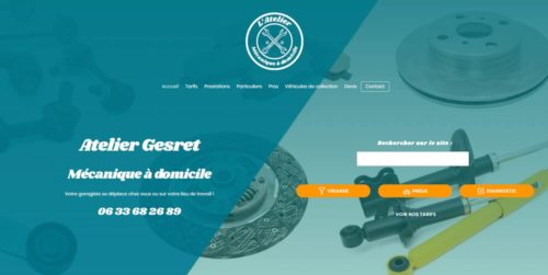 atelier gesret - documents commerciaux et site internet par l'Agence de Com'