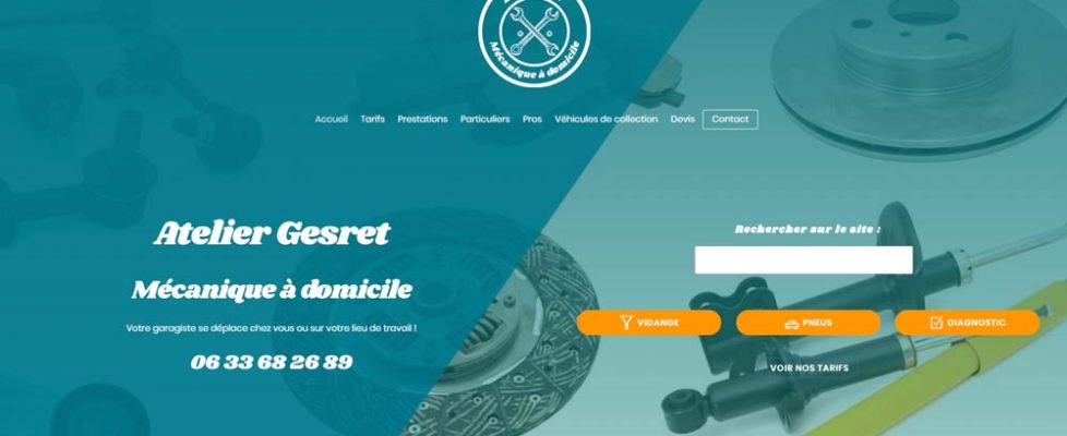 atelier gesret - documents commerciaux et site internet par l'Agence de Com'