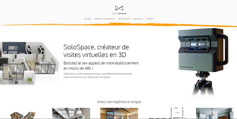 solo space site internet par l'Agence de Com'