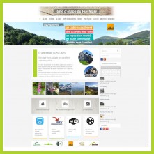 Gite etape du Puy Mary, site web par l'Agence de Com'